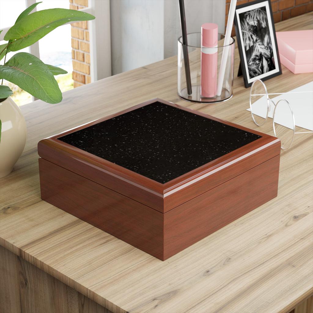 Night Sky Jewelry Box | Glossy Lacquered Keepsake Box