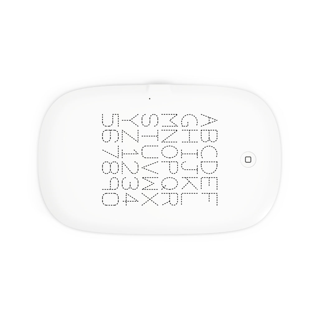 Dotted Alphabet Design Wireless Charger | UV Phone Sanitizer