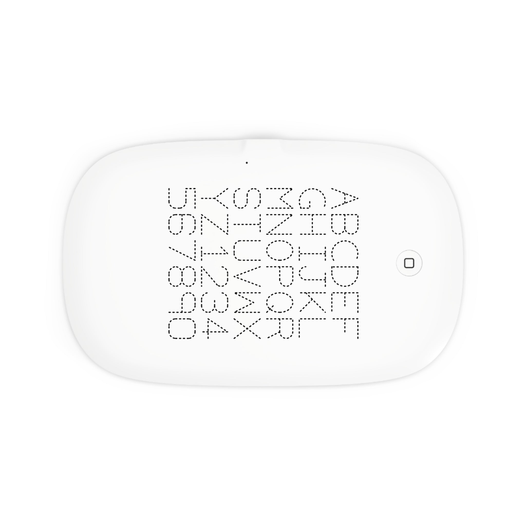 Dotted Alphabet Design Wireless Charger | UV Phone Sanitizer