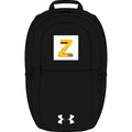 Yellow Block Letter Z backpack | Embroidered Initial patch