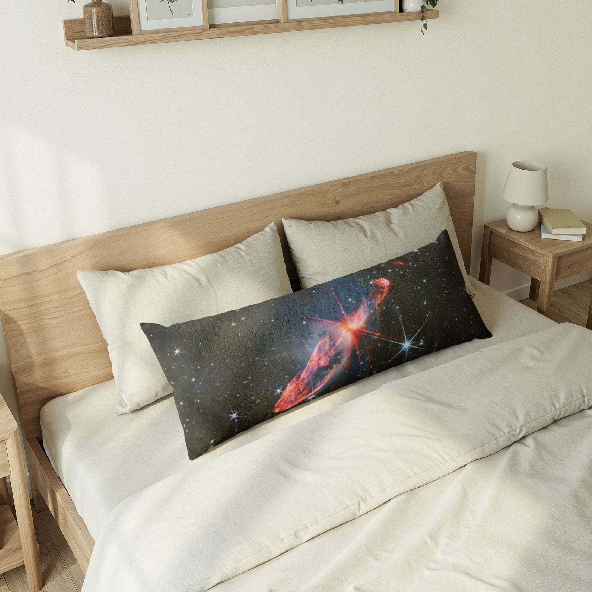 Nebula Space Galaxy Body Pillow | Cosmic Stars Astronomy Print