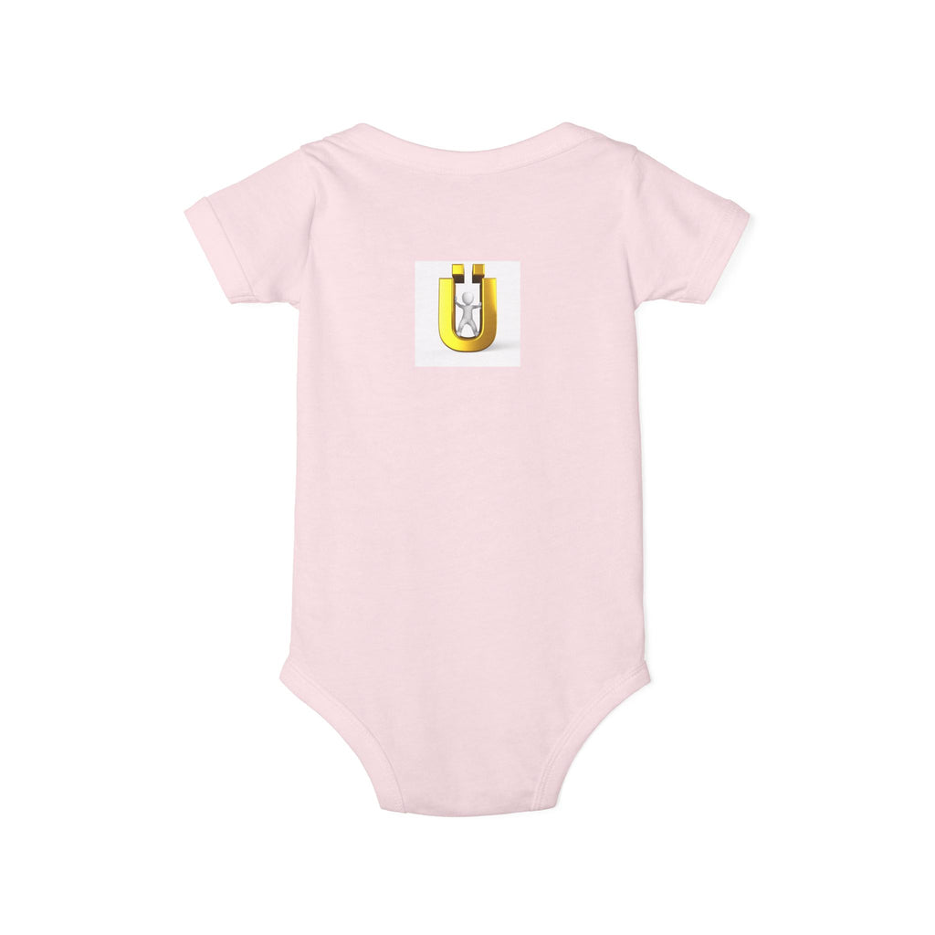 Gold Letter Ü Baby Onesie | Infant Bodysuit Design