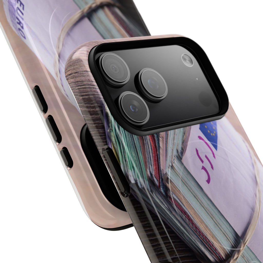 Stack of Euro Banknotes Phone Case | Money Roll iPhone Case, Cash Print