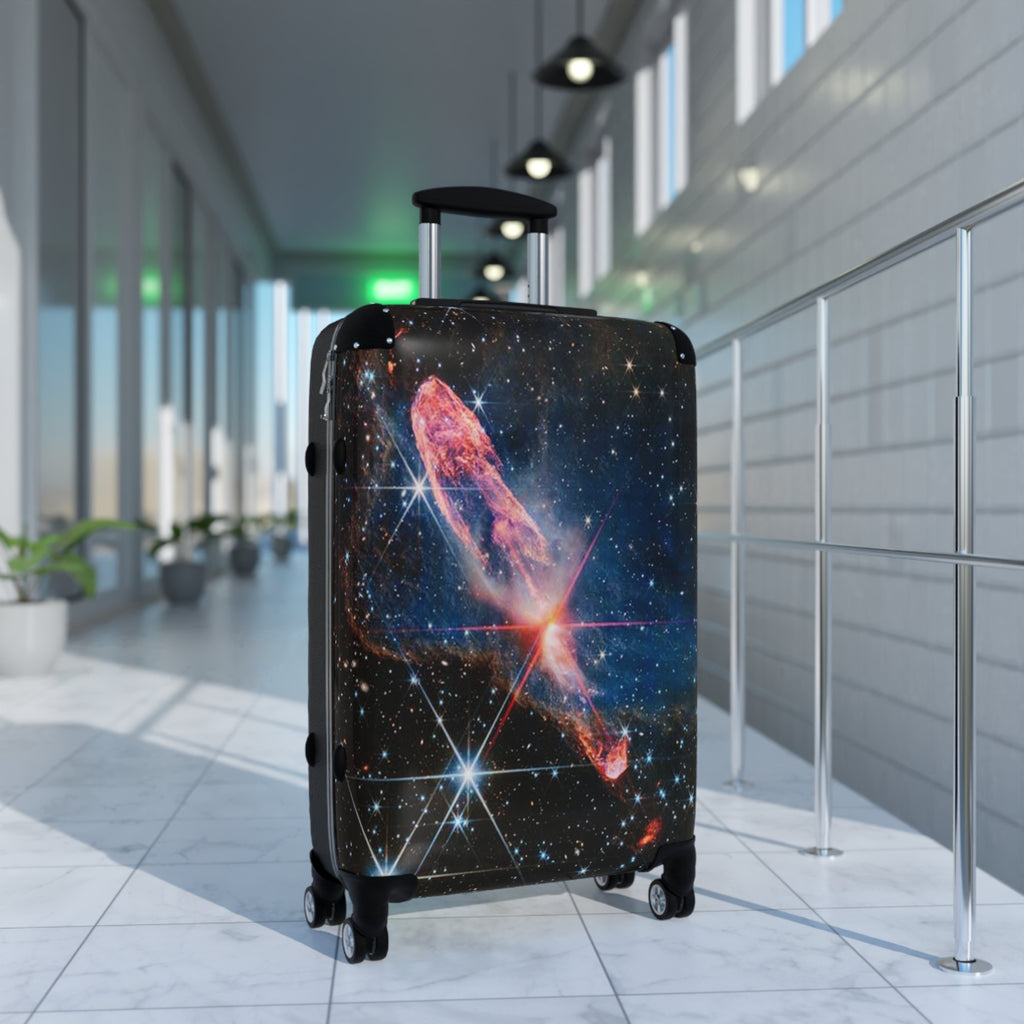 Cosmic Nebula Suitcase | Galaxy Travel Luggage