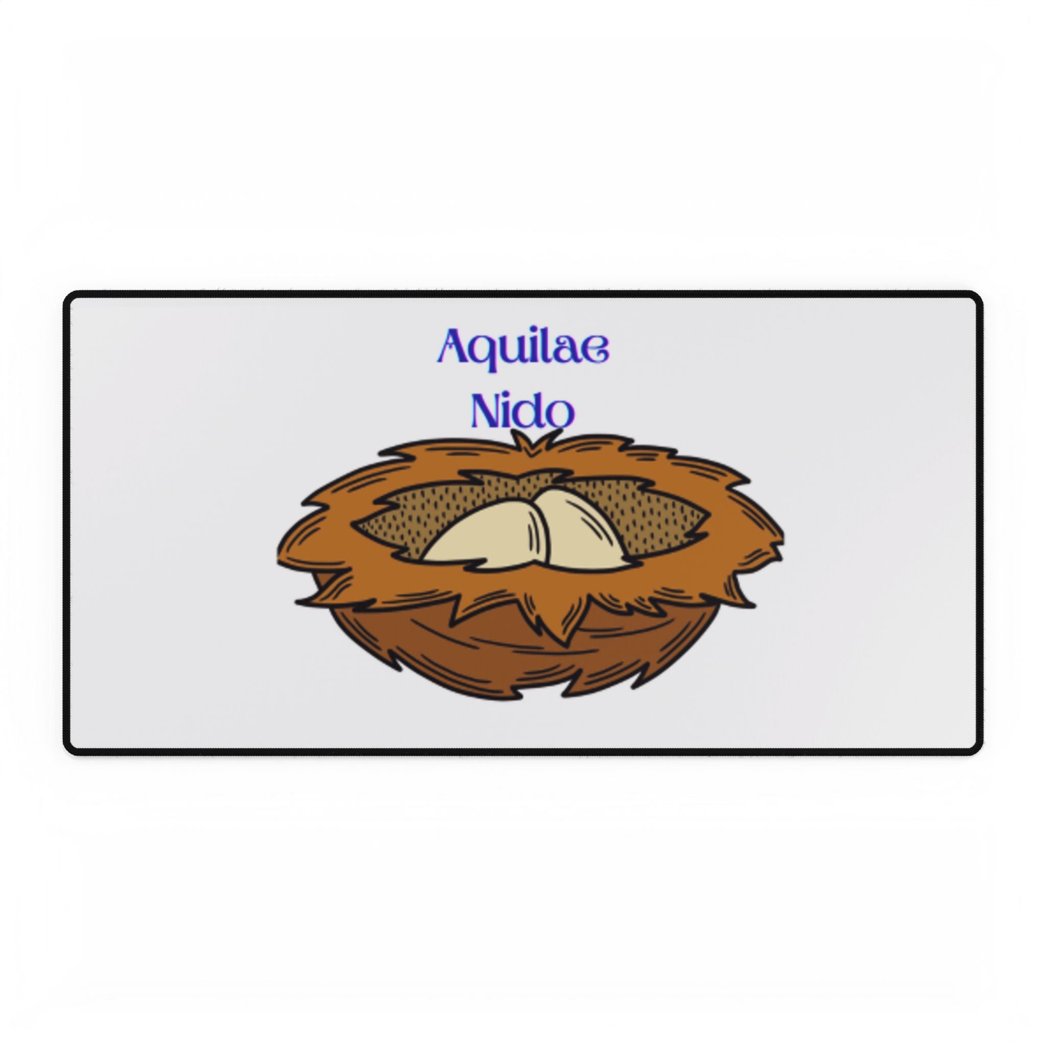 Tapis de bureau illustration nid Aquilae Nido | Grand tapis de souris