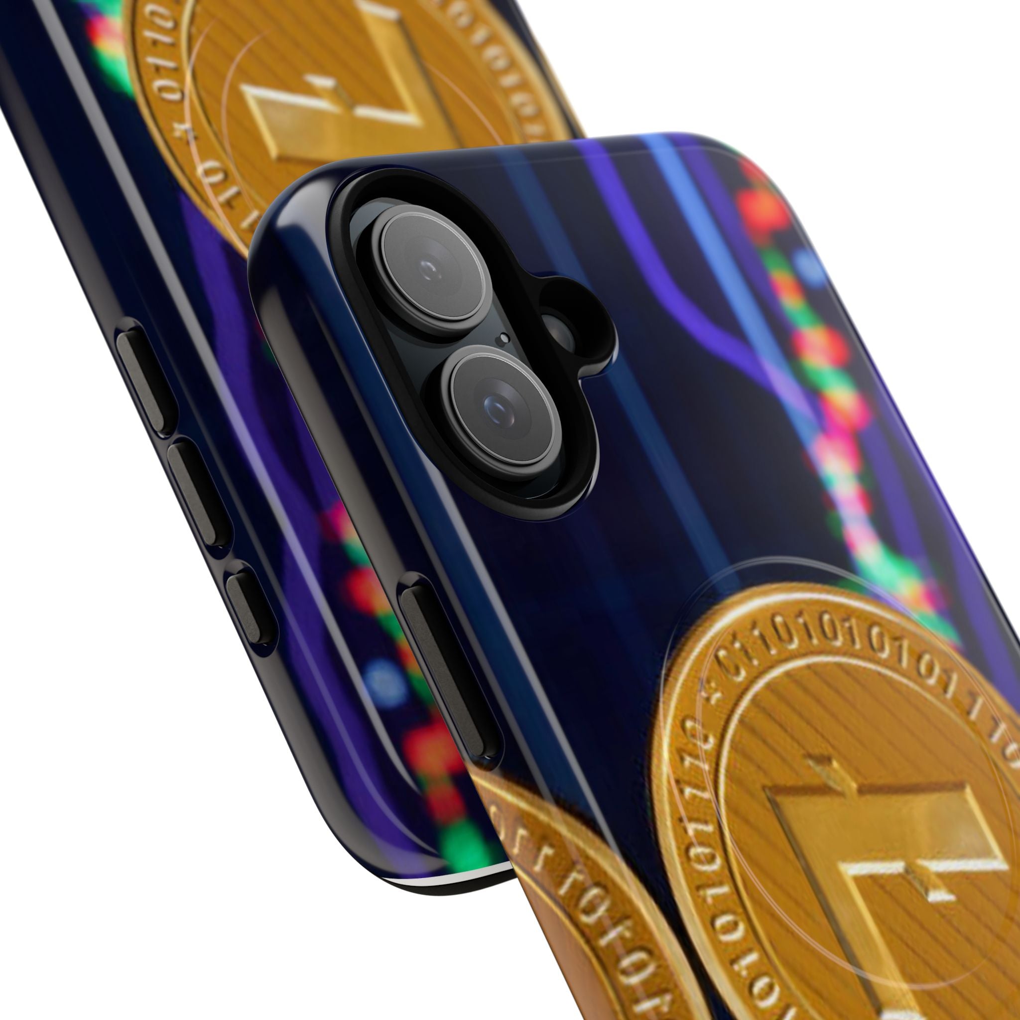 Litecoin Crypto Coin Phone Case | Tough Magnetic Case, Blockchain Design