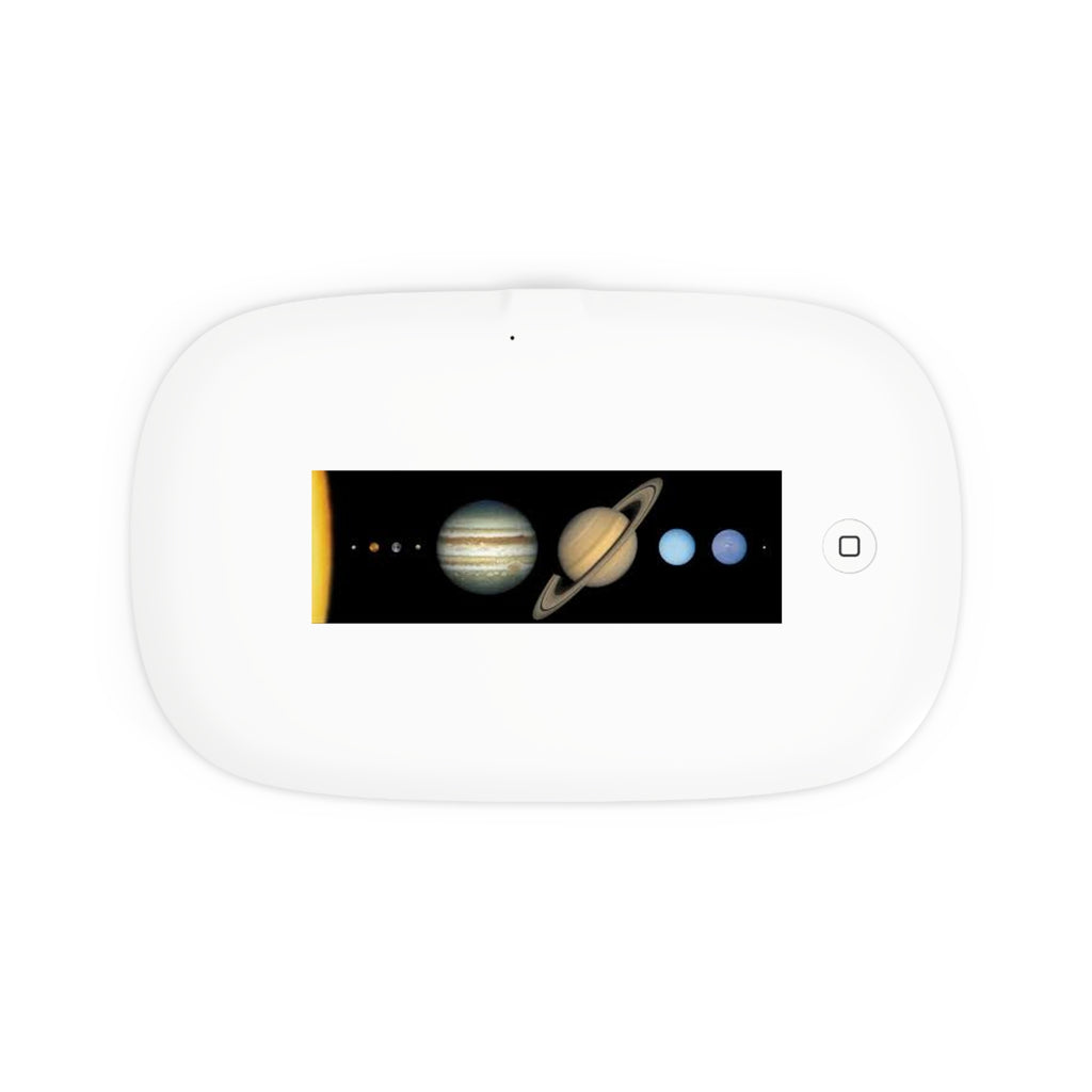 Solar System Planets UV Phone Sanitizer and Wireless Charging Pad | Space Galaxy Design