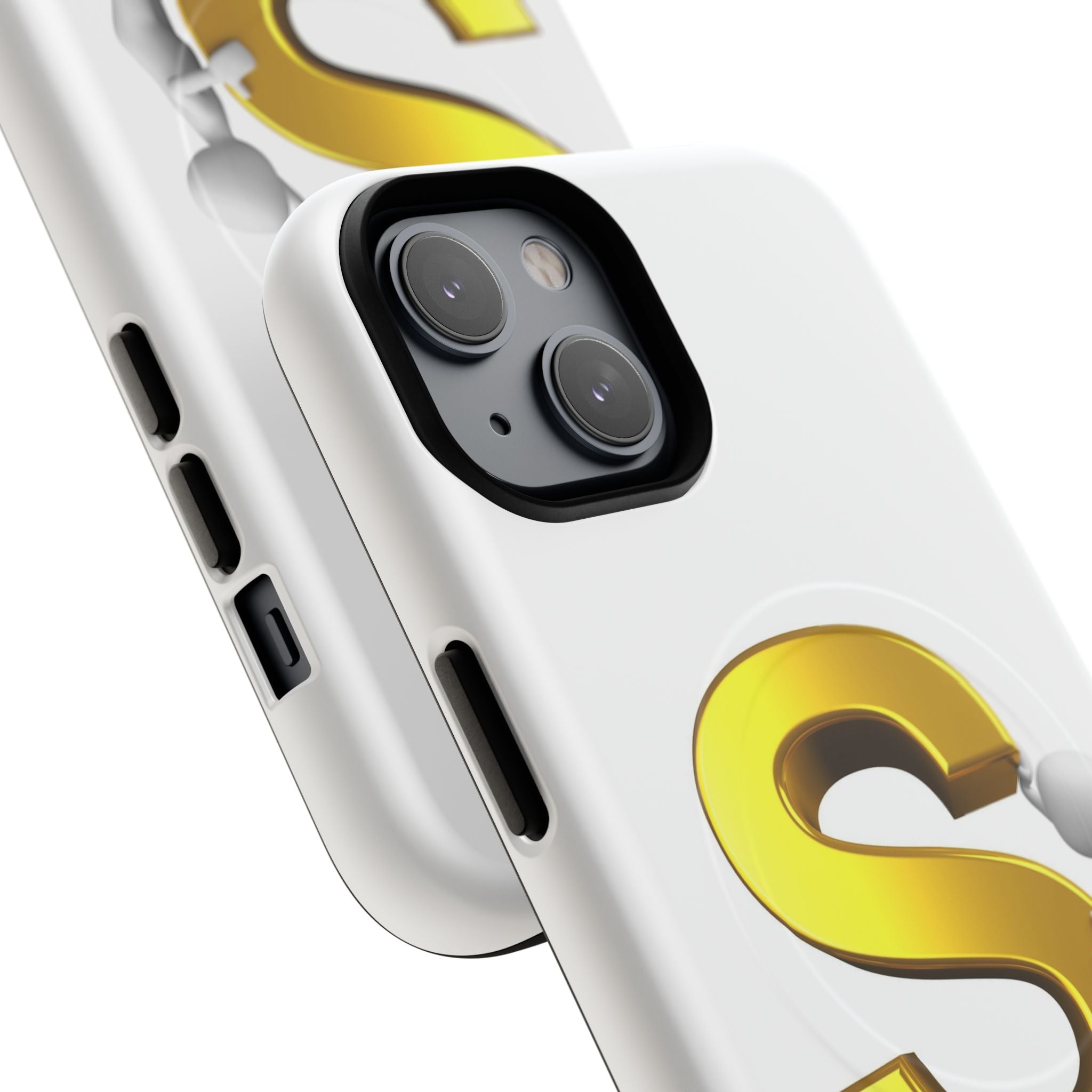 Gold Letter S Monogram Phone Case | Tough Magnetic Case