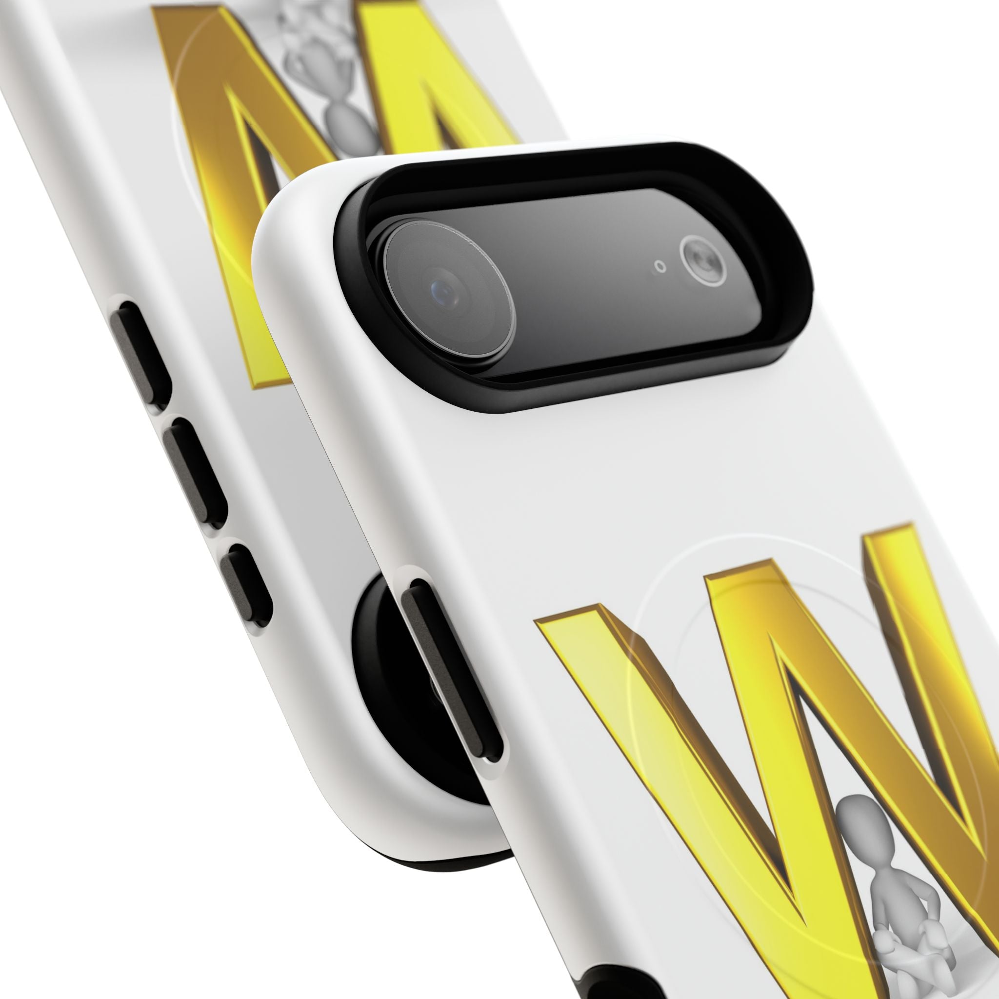 Gold Letter W Monogram Phone Case | Tough Magnetic Case