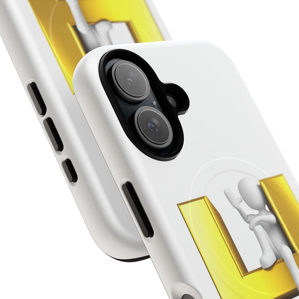 Gold Letter H Climber Phone Case | Tough Magnetic Case