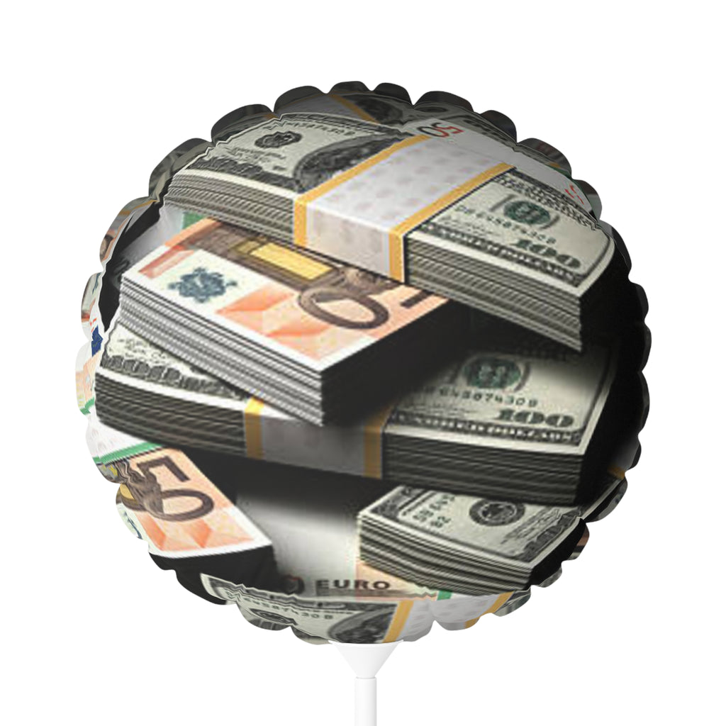 Stacked Cash Print Balloon Round Balloon