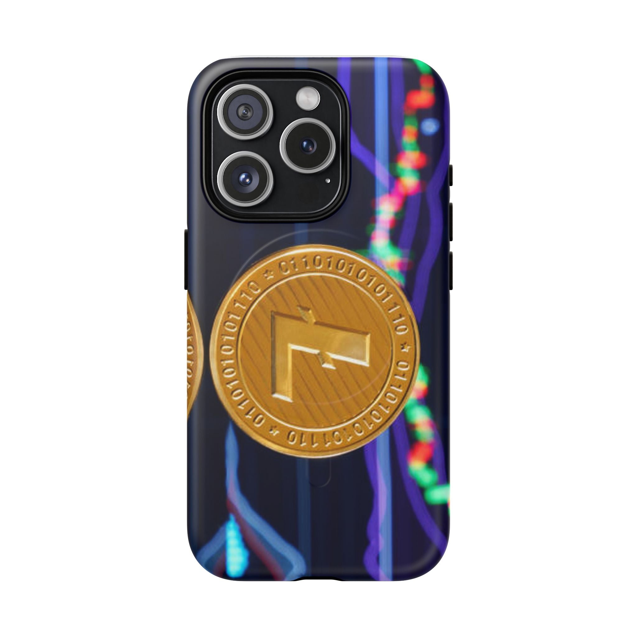 Coque de téléphone Litecoin Crypto Coin | Coque magnétique résistante, design Blockchain