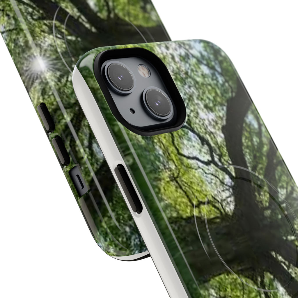 Sunlit Oak Tree Phone Case | Tough Magnetic Case