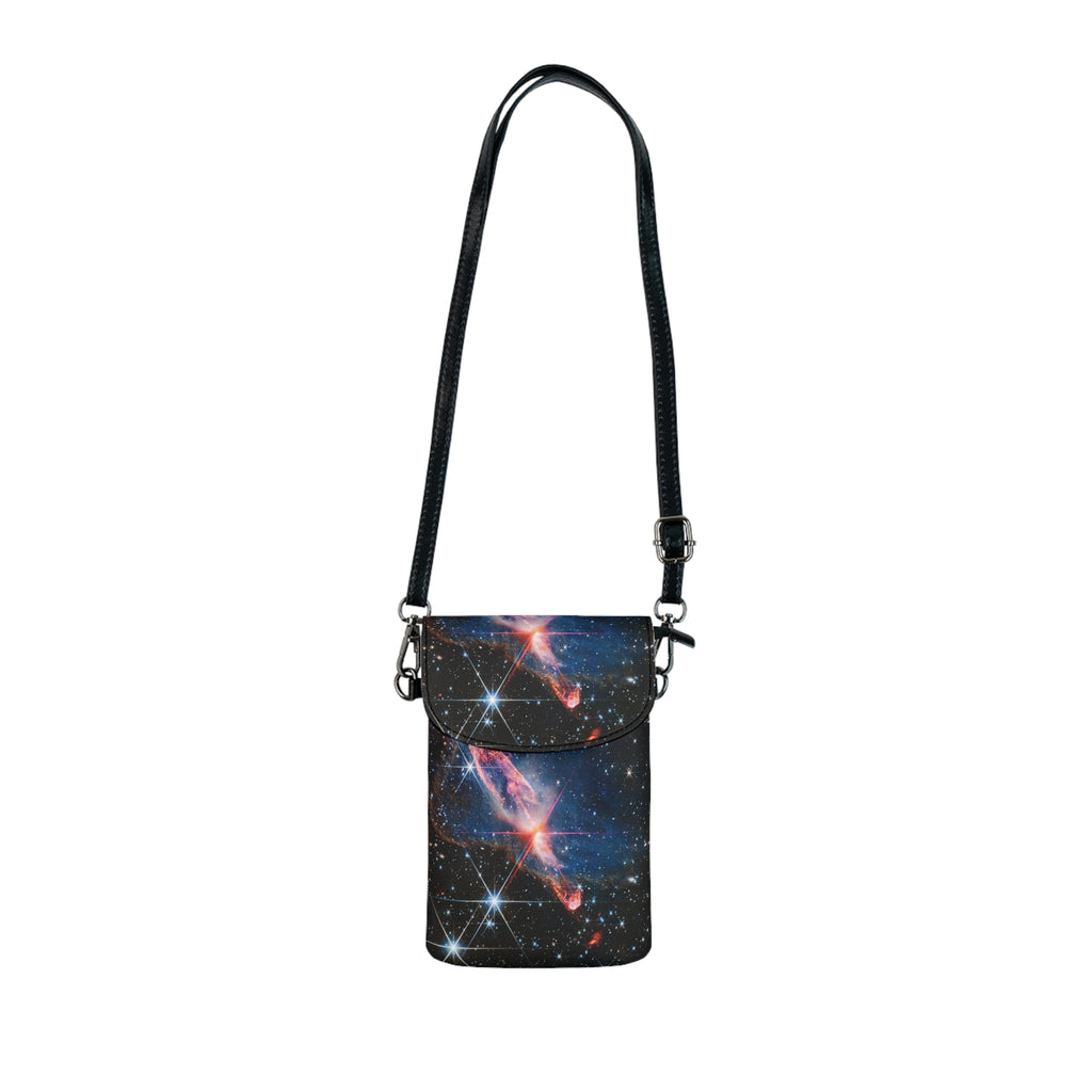 Galaxy Nebula Small Cell Phone Wallet | Crossbody Phone Pouch