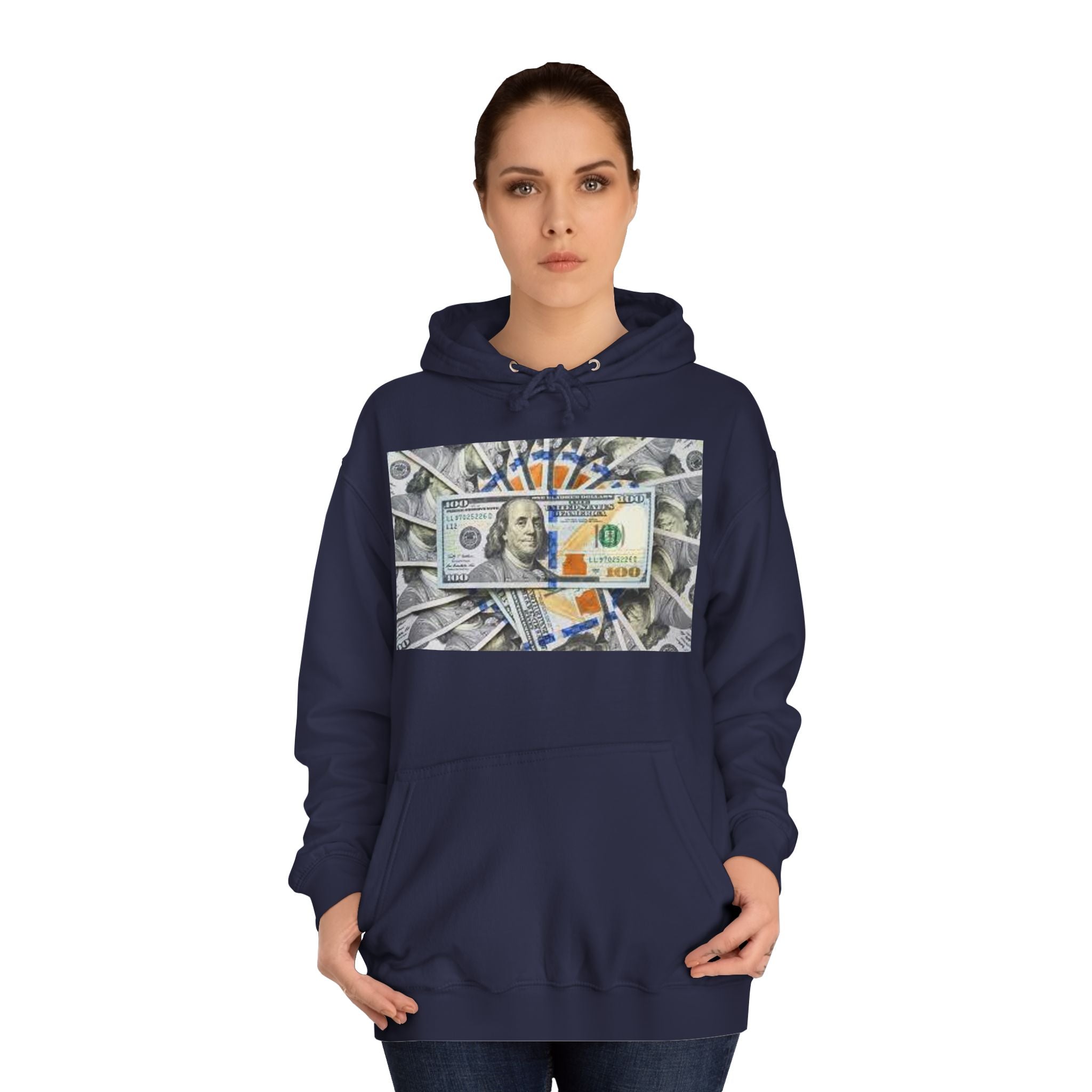 Hundred Dollar Bill Hoodie | Money Graphic Sweatshirt