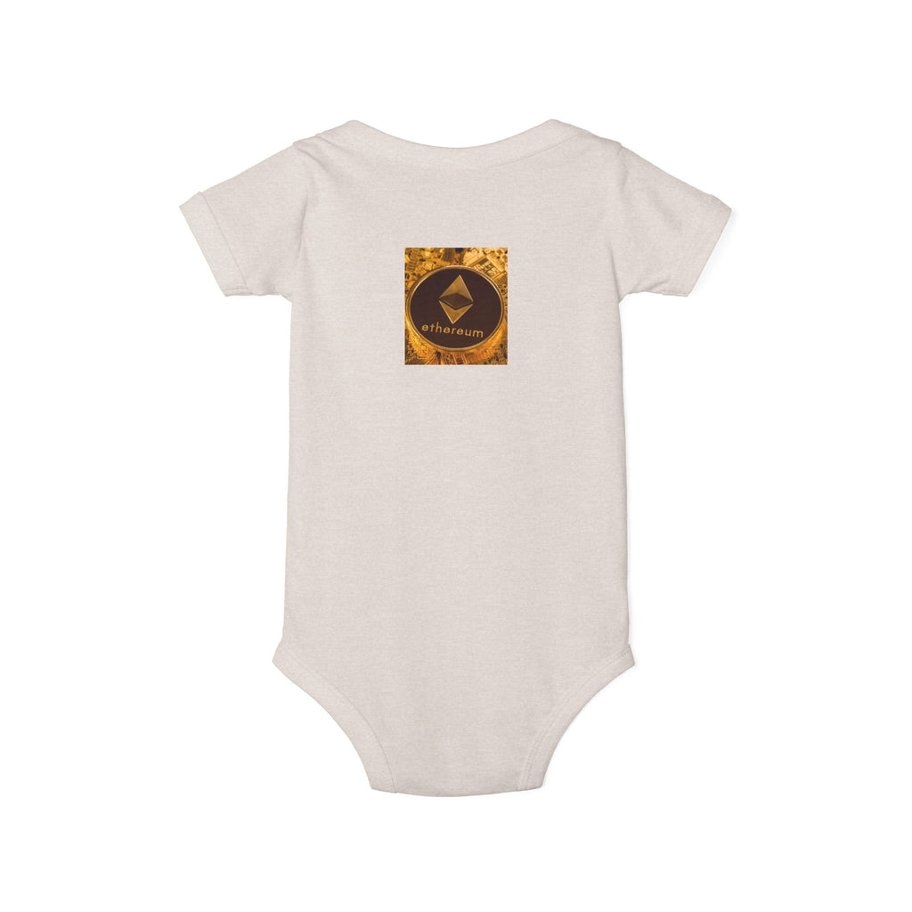 Ethereum Logo Infant Onesie | Crypto Baby Bodysuit