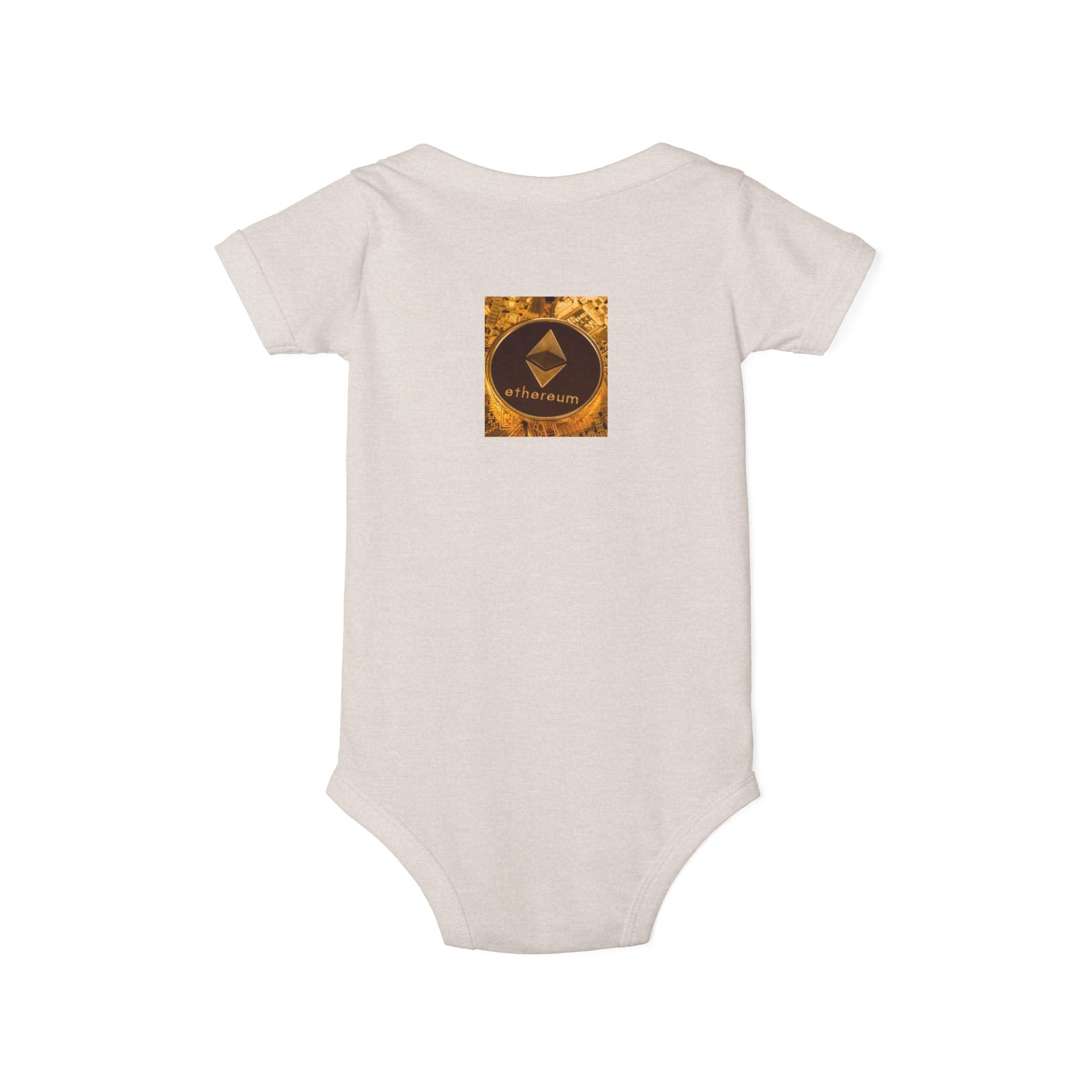 Ethereum Logo Infant Onesie | Crypto Baby Bodysuit