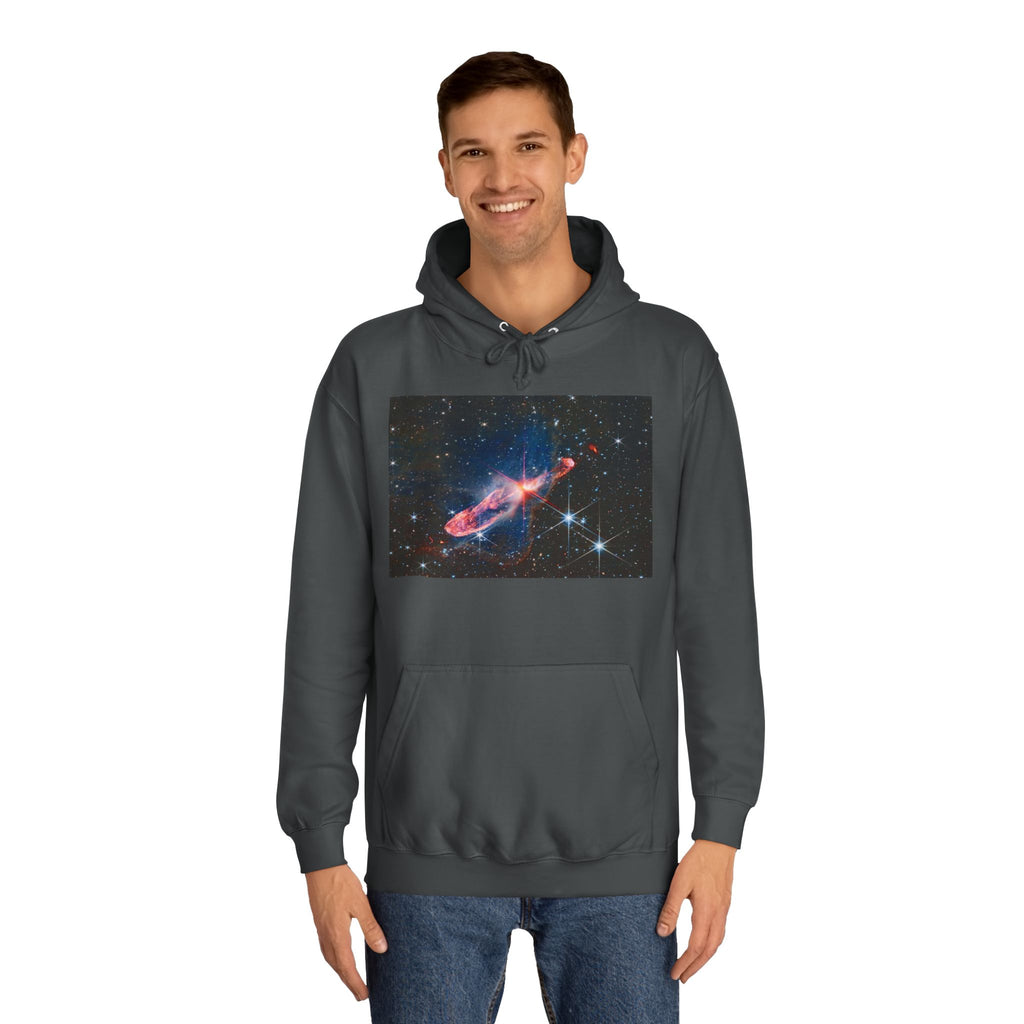 Nebula Space Photo Hoodie | Cosmic Galaxy Stars Astronautic Design