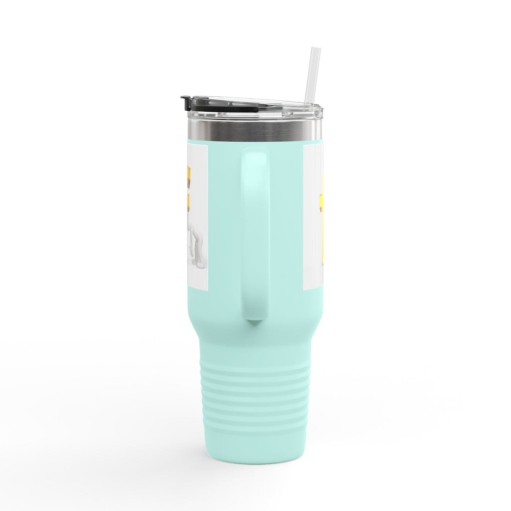 3D Letter F Graphic Travel Mug | 40oz Insulated Tumbler