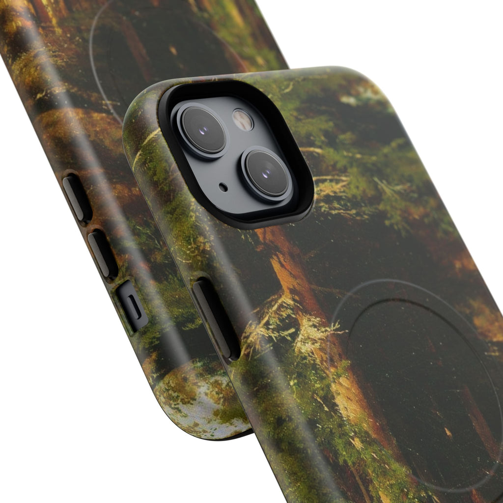 Autumn Forest Path phone case | Magnetic Tough Case, fall landscape art