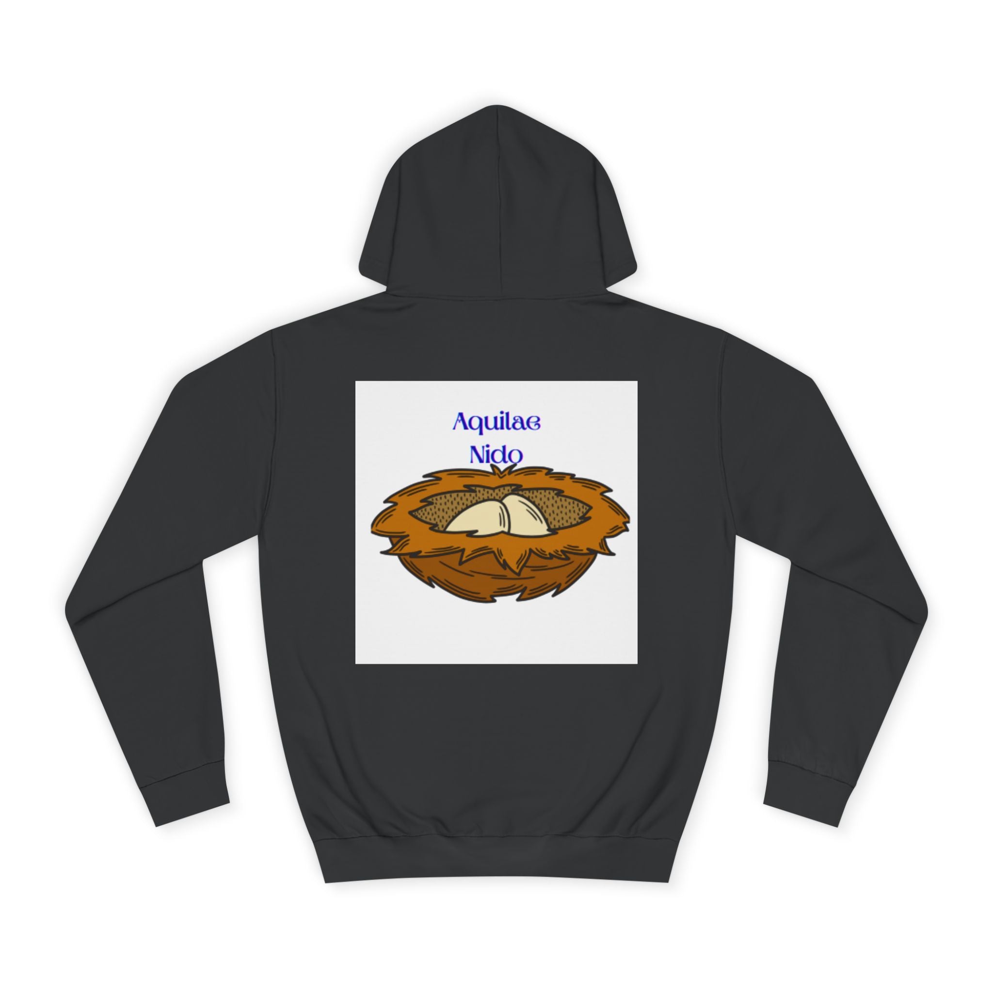 Aquilae Nido Nest Illustration Hoodie | College Crest Style
