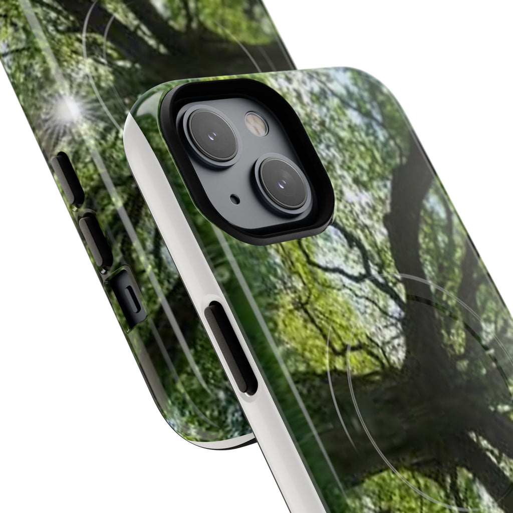 Sunlit Oak Tree Phone Case | Tough Magnetic Case