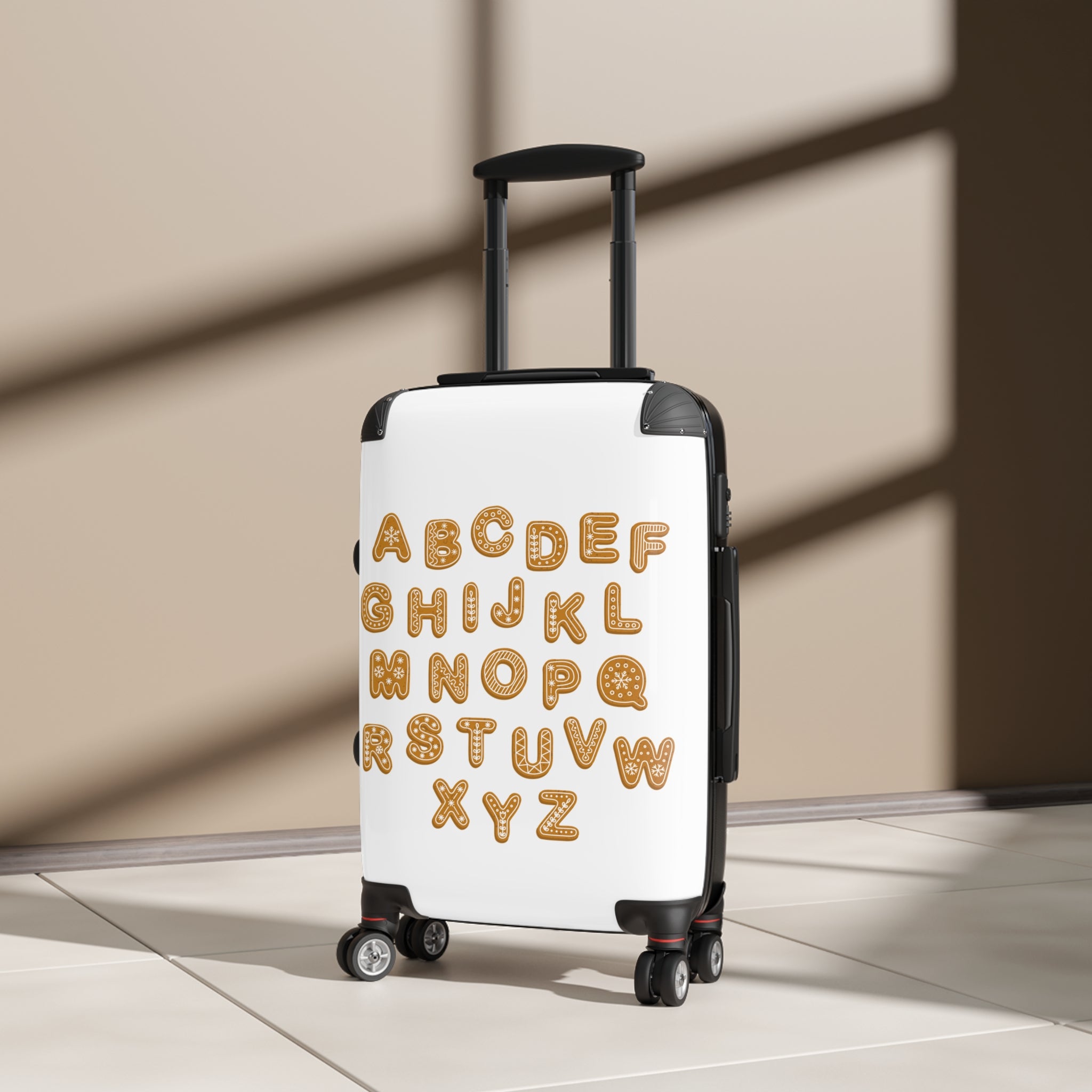 Alphabet Cookies Suitcase | Alphabet Letters Luggage Cover, Kids Travel