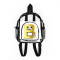 Gold Letter B Monogram Clear Stadium Backpack | Clear School Bag