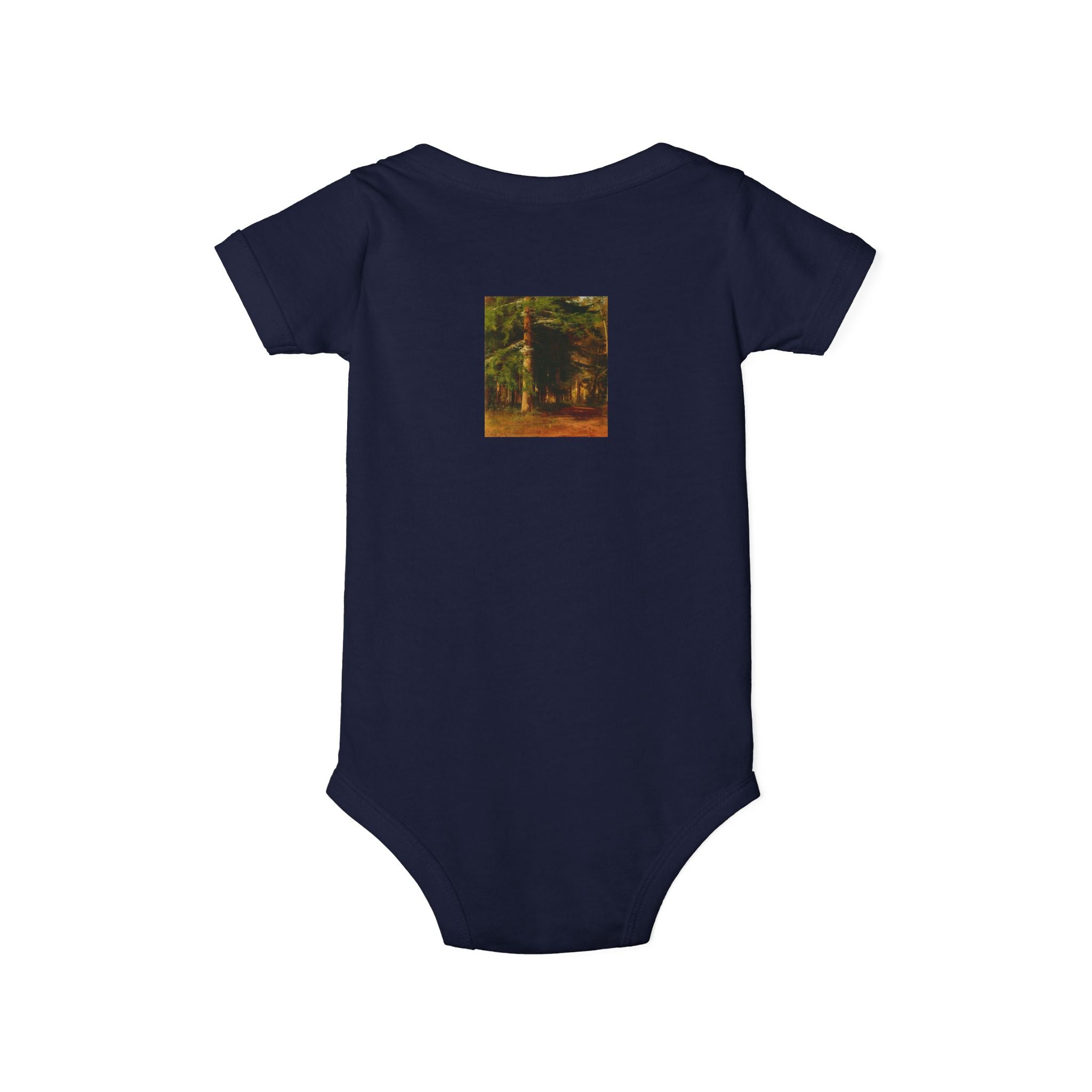 Woodland Forest Illustration Infant Onesie | Baby Bodysuit