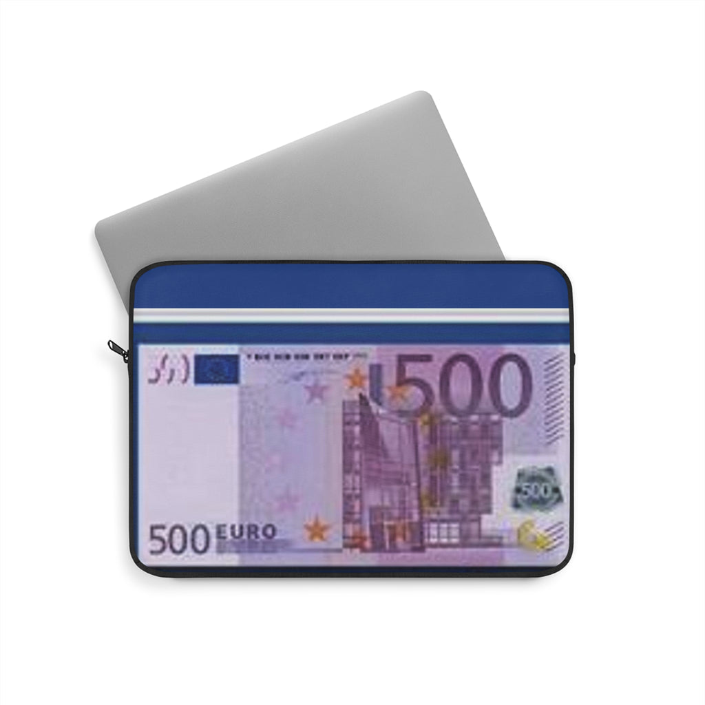 500 Euro Banknote Laptop Sleeve | Currency Money Print Sleeve
