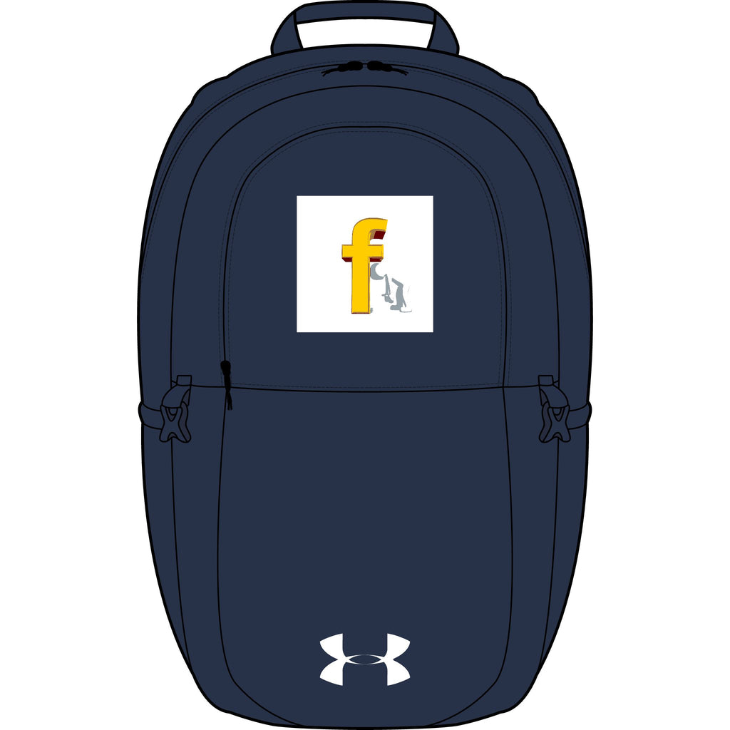 Yellow Letter F with Hand Embroidery Backpack | Under Armour All Sport