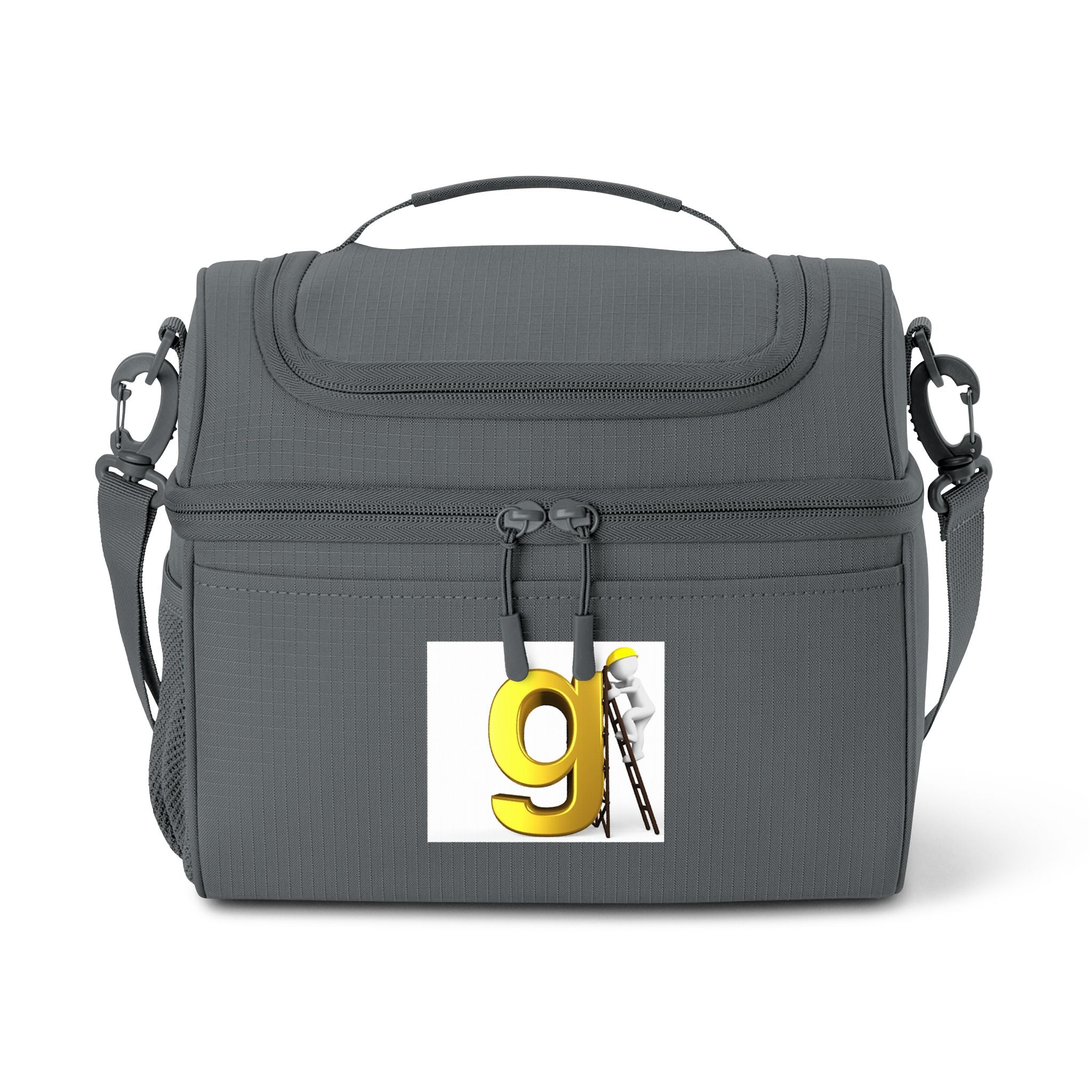 Yellow Letter G Graphic Cooler Bag | Monogram Initial Cooler