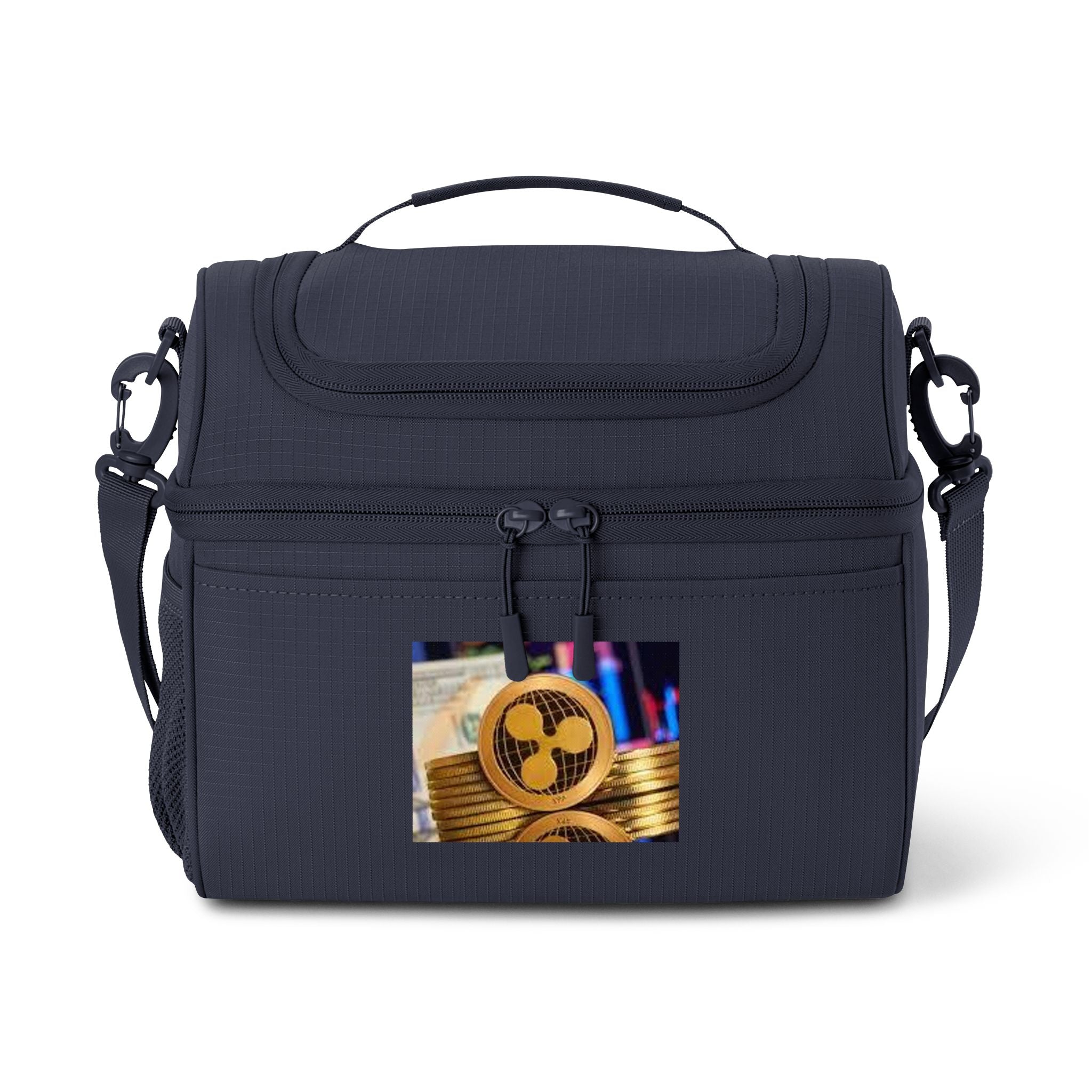 Ripple Crypto Coin Cooler Bag | Insulated Lunch Cooler, Cryptocurrency Design