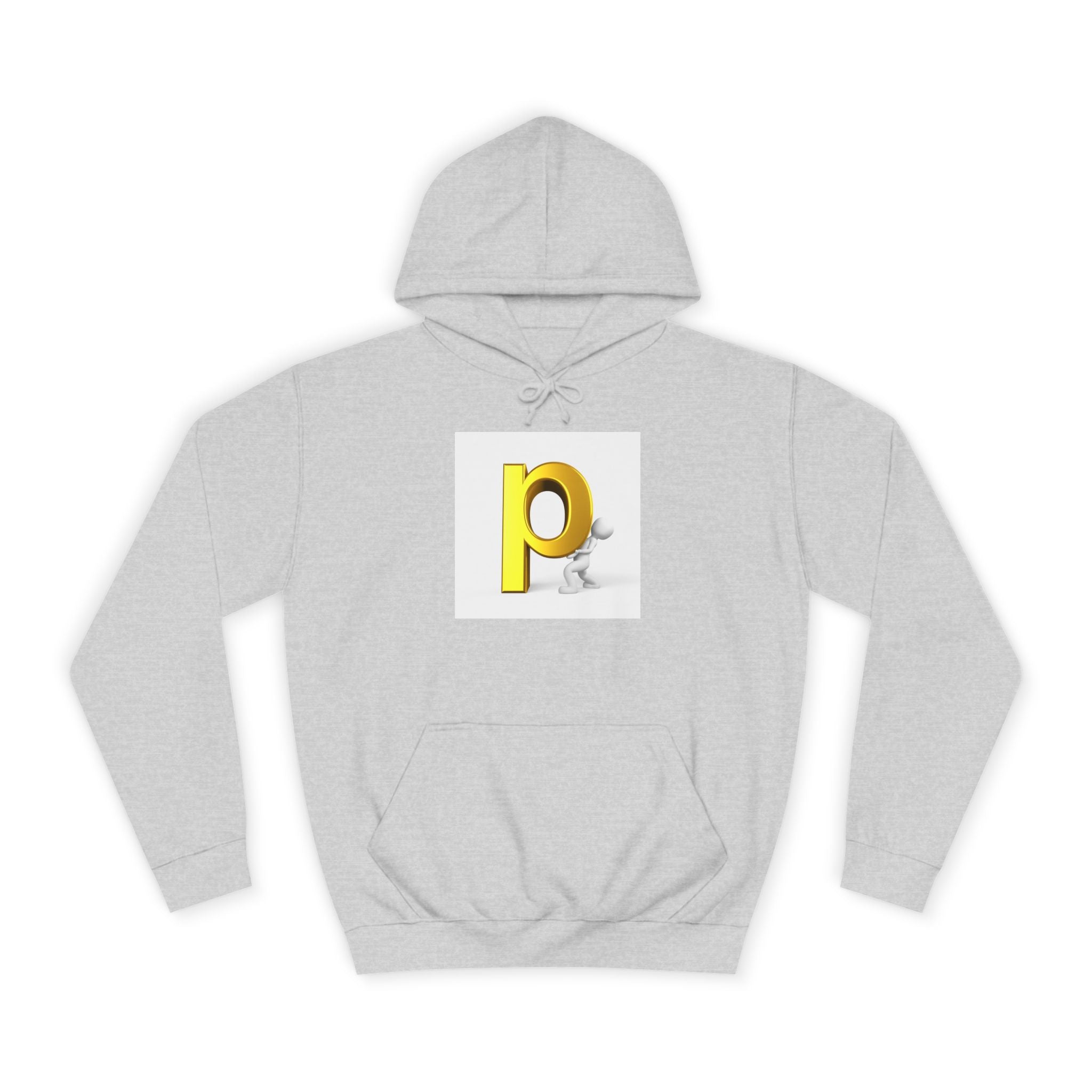 Sweat à capuche lettre P 3D | Pull Monogramme initiale P
