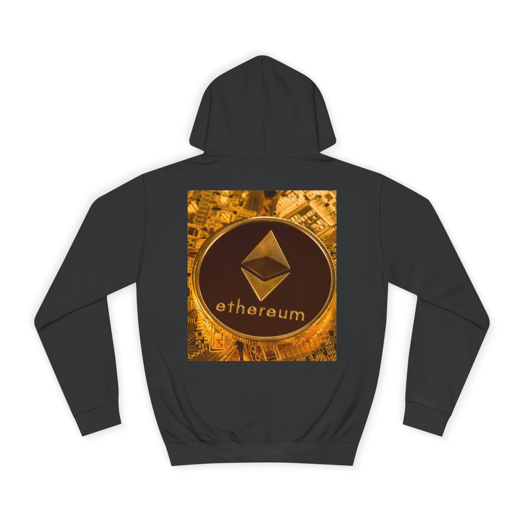 Ethereum Coin Hoodie | Crypto Logo Sweatshirt, Blockchain Design