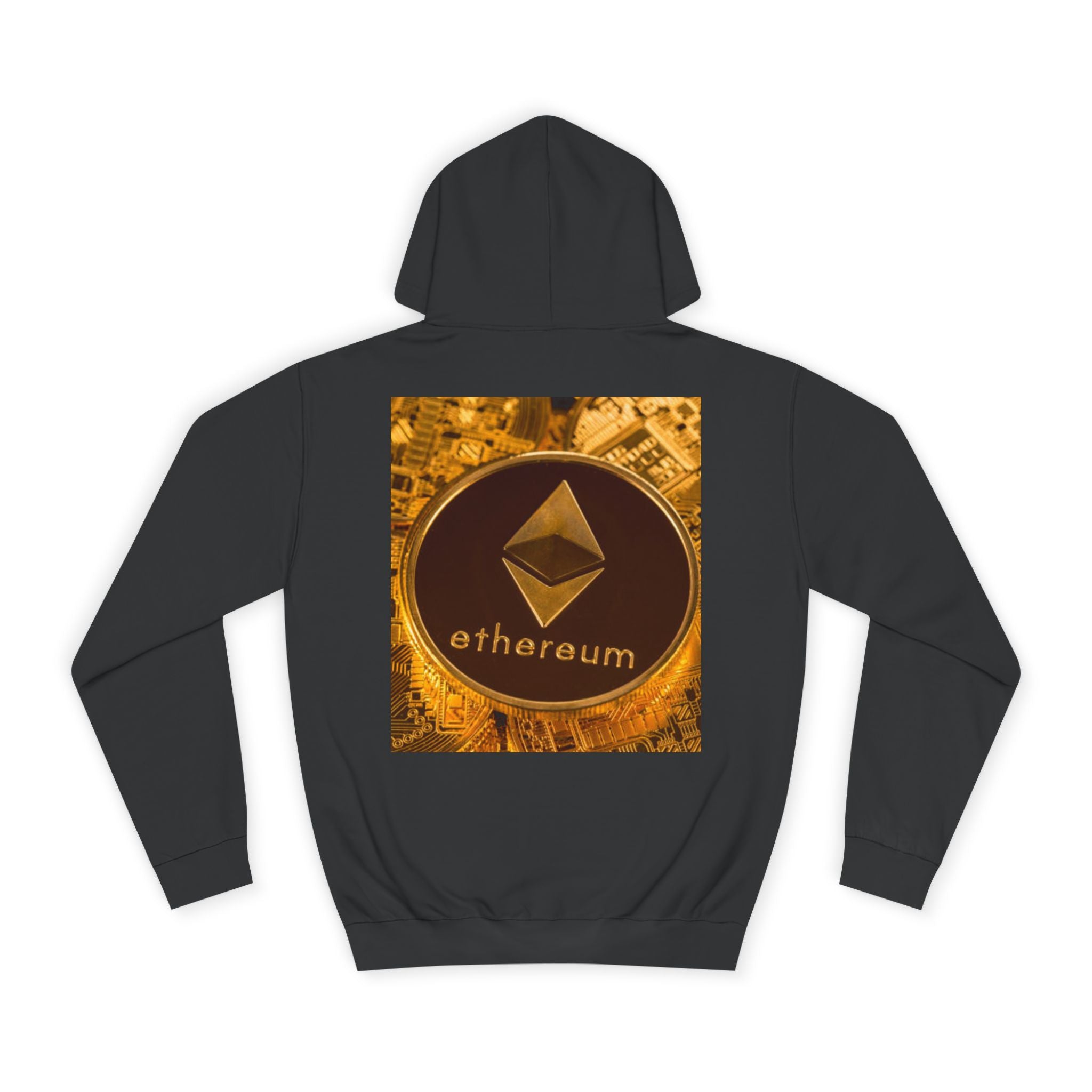 Ethereum Coin Hoodie | Crypto Logo Sweatshirt, Blockchain Design