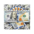 Hundred Dollar Bill Money Stack Car Magnet | Cash Design Magnetic Sticker