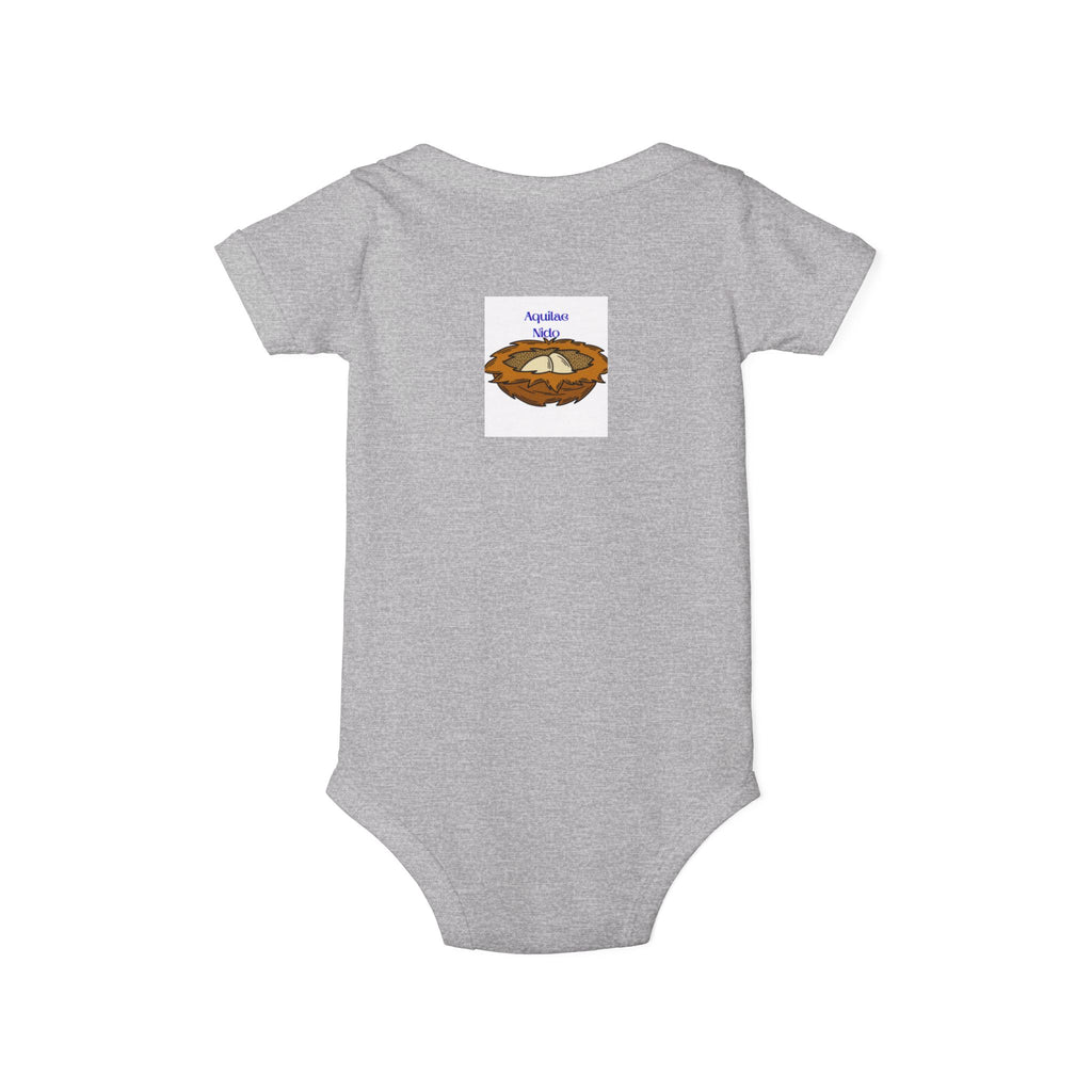 Baby Bird Nest Onesie | Infant One Piece with Nest Illustration