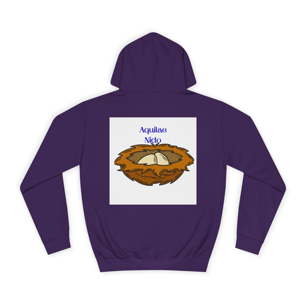 Aquilae Nido Nest Illustration Hoodie | College Crest Style