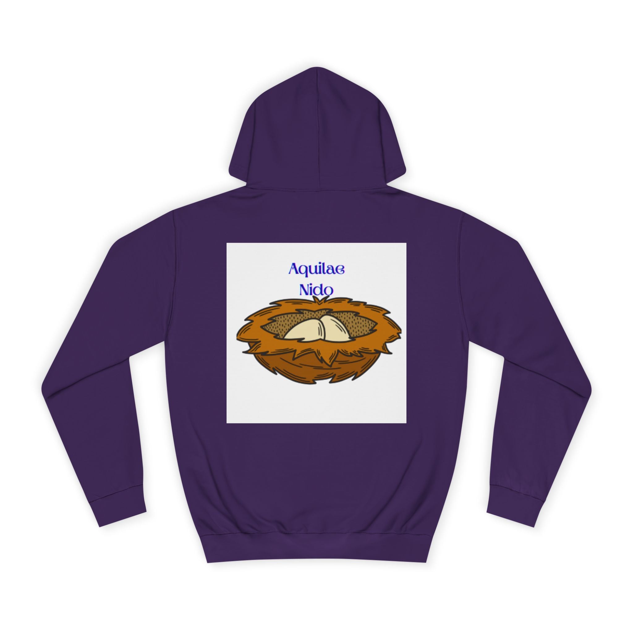 Aquilae Nido Nest Illustration Hoodie | College Crest Style
