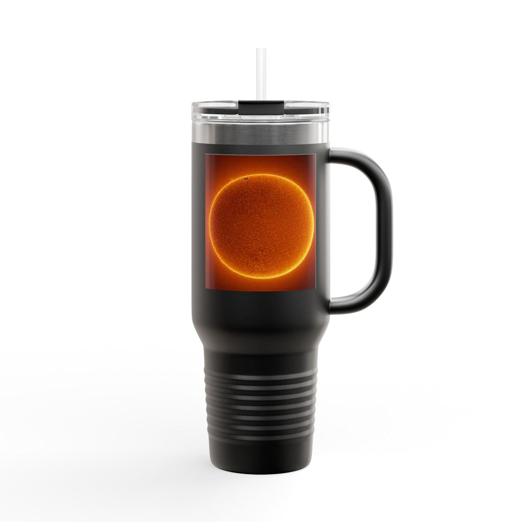 Glowing Solar Disc Travel Mug | 40oz Insulated Tumbler