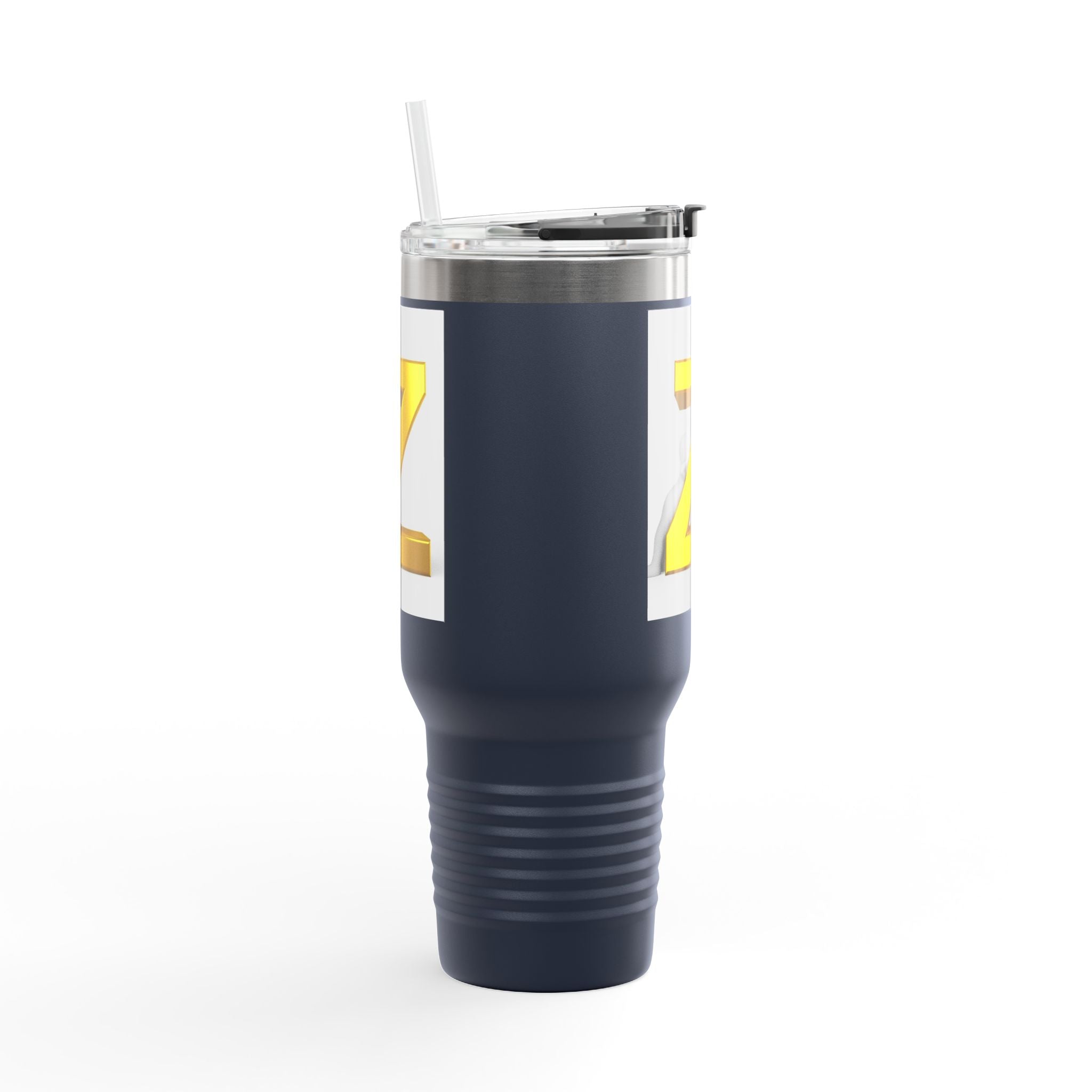 Mug de voyage Z en 3D doré | Gobelet isotherme de 40 oz