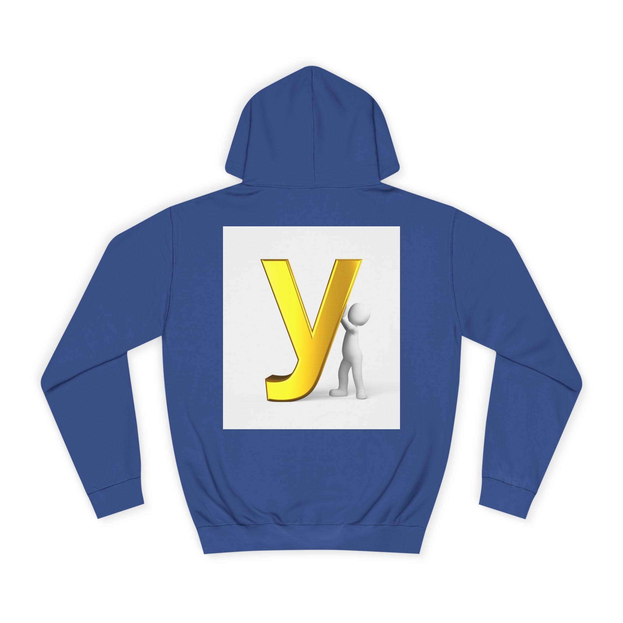 Yellow 3D Letter Y hoodie | Letterman Monogram Initial Sweatshirt