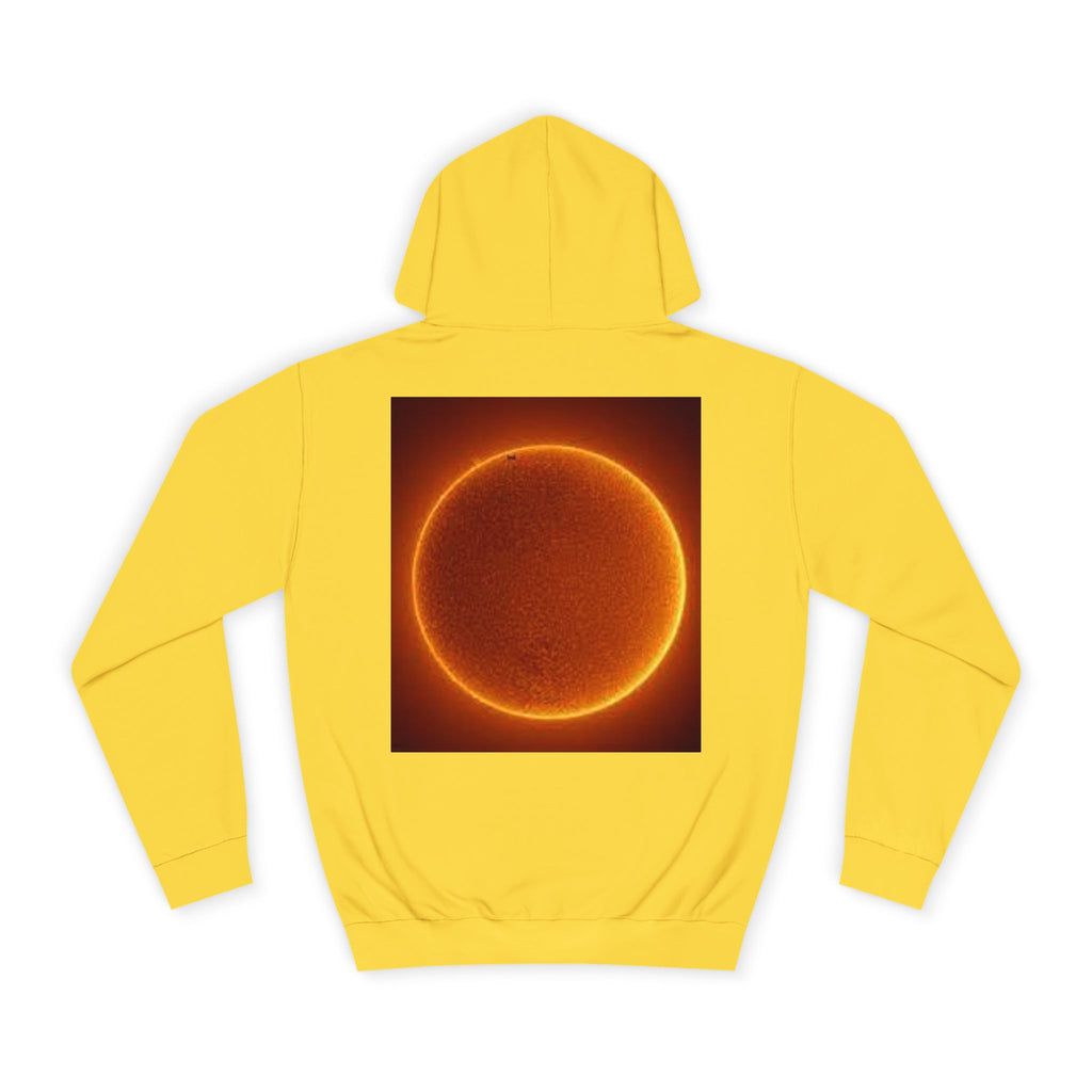 Fiery Solar Ring Hoodie | Sun Eclipse Graphic, Space Astronomy Sweatshirt