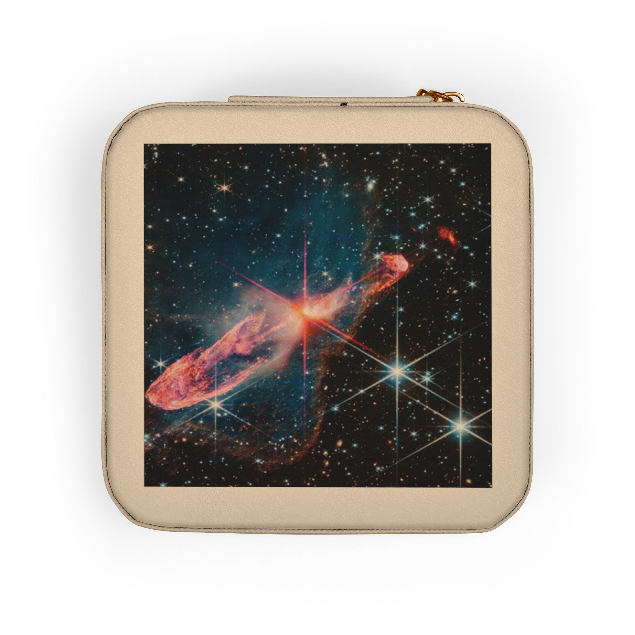 Galaxy Nebula Jewelry Travel Case | Compact Portable Organizer