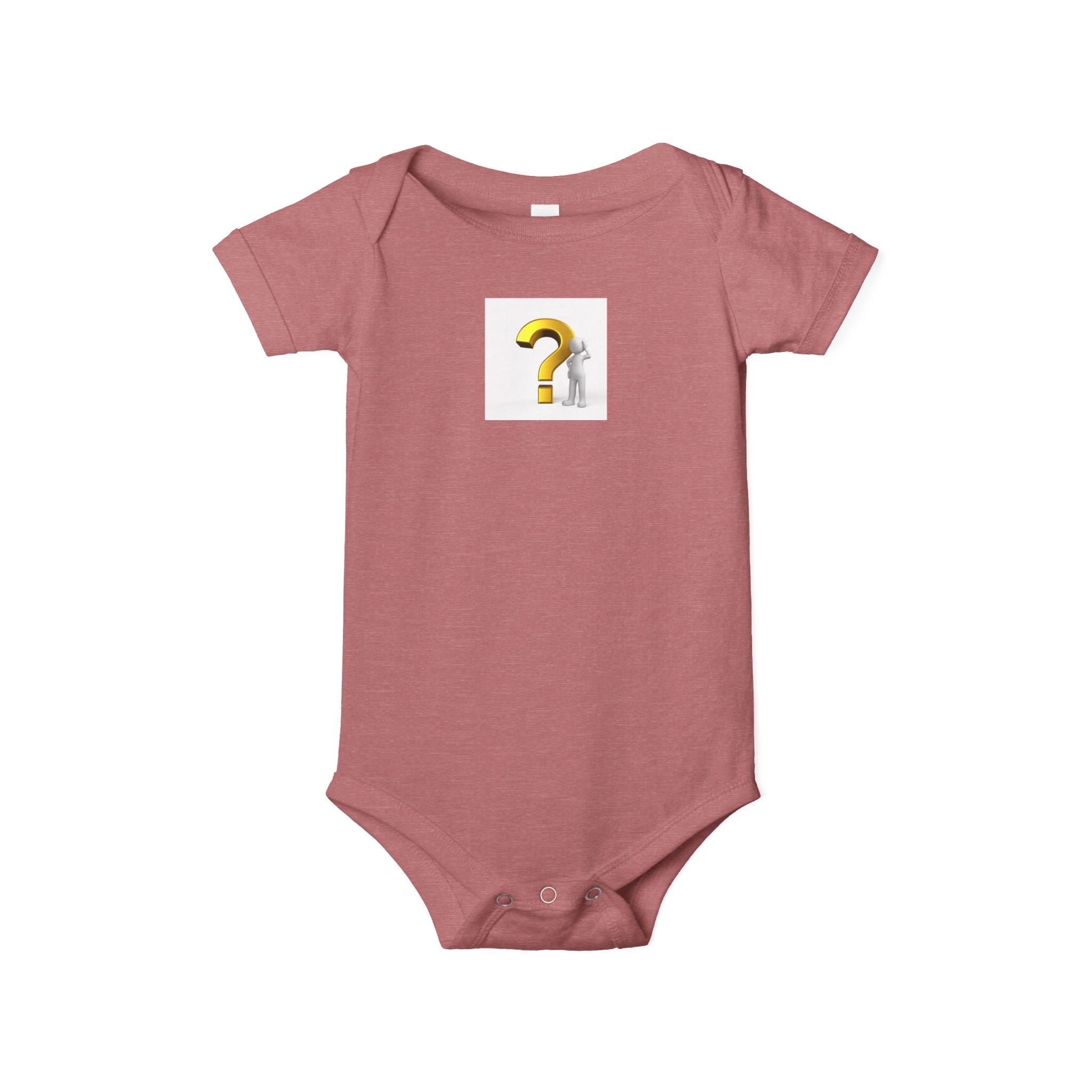 Body pour bébé avec point d'interrogation doré | Barboteuse bébé curieux