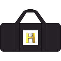 Yellow H Letter Logo Tripper Duffel Bag | Checkered or Camo Strap