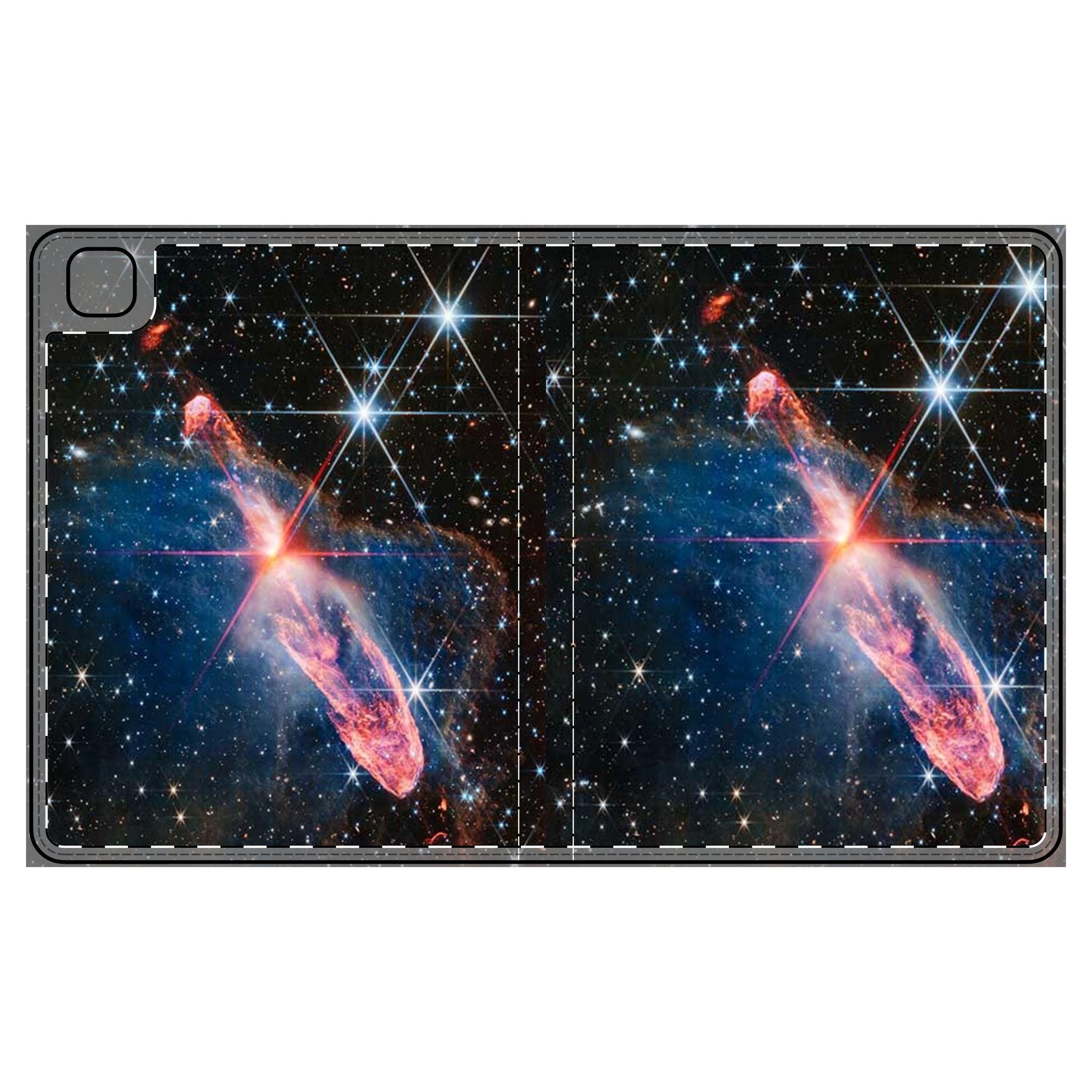 Cosmic Nebula Galaxy Tablet Folio Case | Space Stars Astronomy