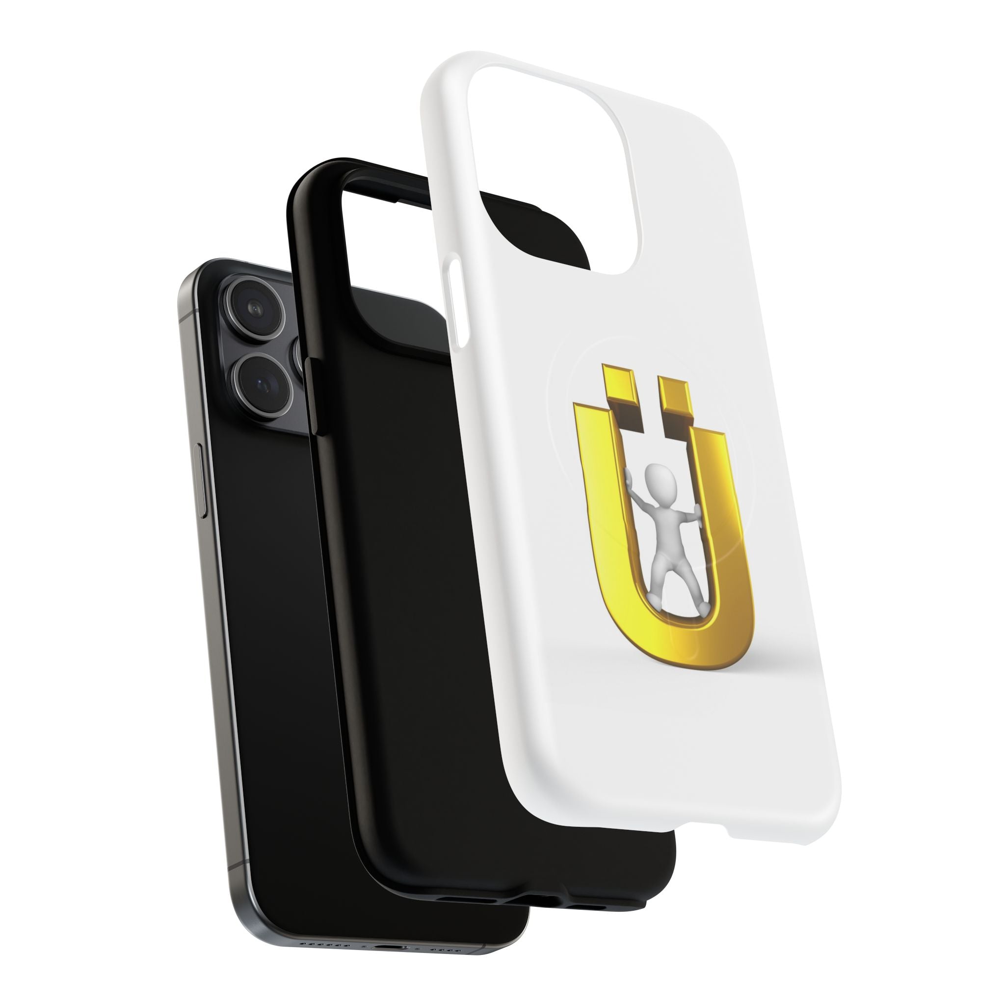 Gold Letter Ü Logo phone case | Tough Magnetic Case