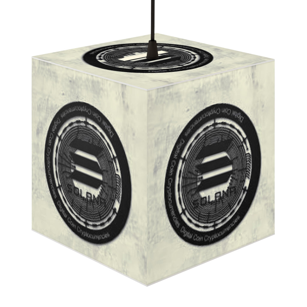 Solana Logo Light Cube Lamp | Cryptocurrency Crypto Nightlight